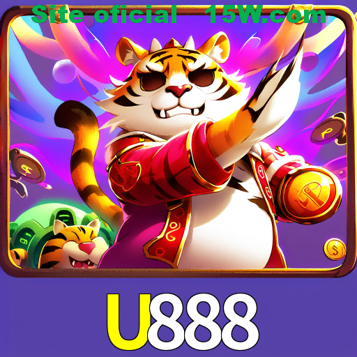 Imagem promocional da U888 mostrando a plataforma e suas vantagens